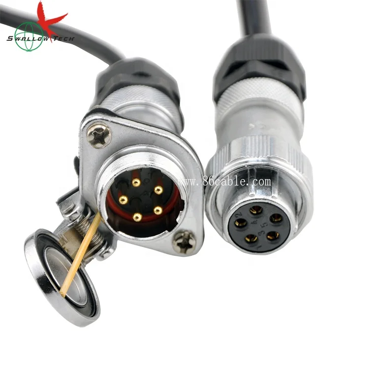 Heavy Duty Vehicle 5 Pin Trailer Plug Cable Trailer Camera Video Cable