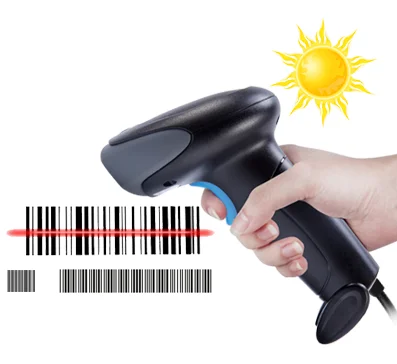 Wired Handheld 1D Image Barcode Scanner Two-Dimensional QR code Scanner Reader for Mobile Phone Screen Barcodes