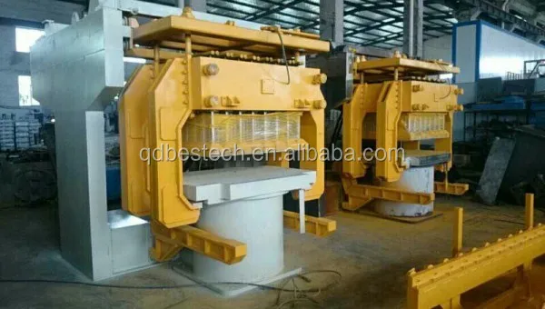 Foundry casting multi contact molding machine for big casting