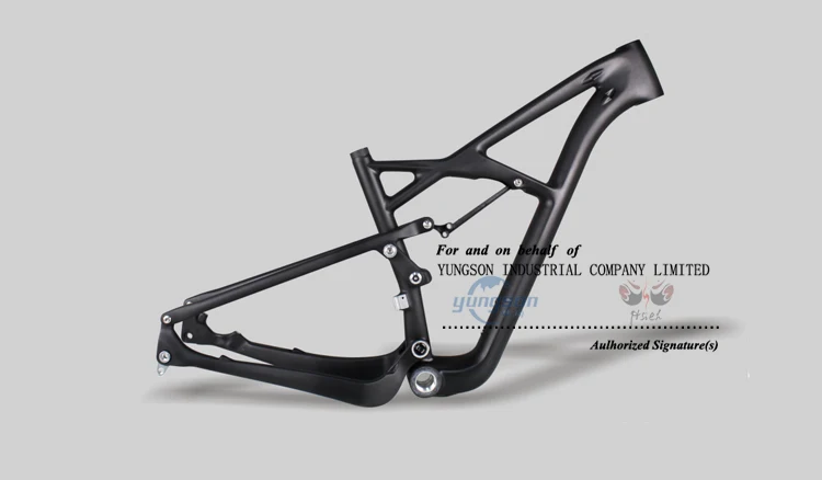 cheap full suspension mtb frame