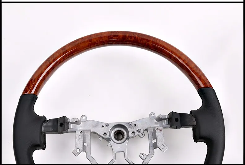 Aluminum Wooden Steering Wheel Gear Shift Knob For Toyota Land Cruiser