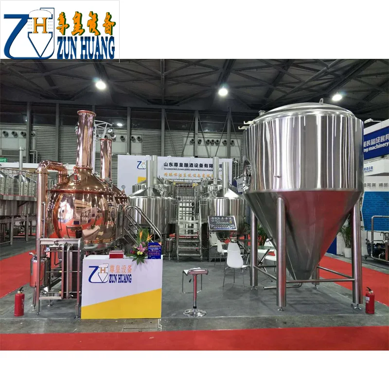 ZHET- 500L barley malt fermented equipment draft beer brewing equipment for sale