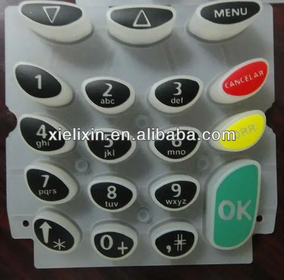 
Silicone Keypads For ingenico 5100 