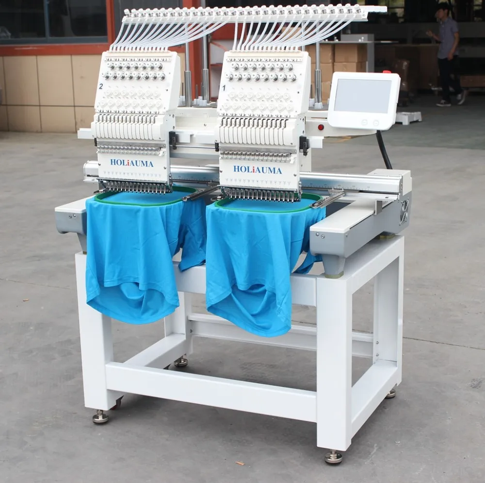 Ho1502 Holiauma 2 Head 15 Needle Computer Embroidery Machine Price For