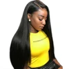 Peruvian Straight Wigs swiss lace Human Hair Wig With Baby Hair Lace Front Wig 100% Virgin Brazilian
