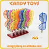 New post funny kids plastic colorful glasses toy candy