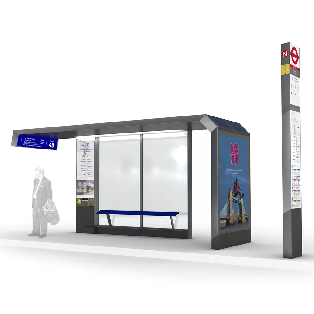 product-YEROO-Smart bus stop station with smart city public facilities-img