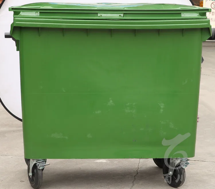 Baichuan Big Size Hdpe Plastic 4 Wheeled Mobile 660 Liter Garbage Bin ...