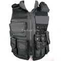New Arrival Tactical Police Vest Outdoor Hunting CS War Game Protective Vest Combat Uniform Black