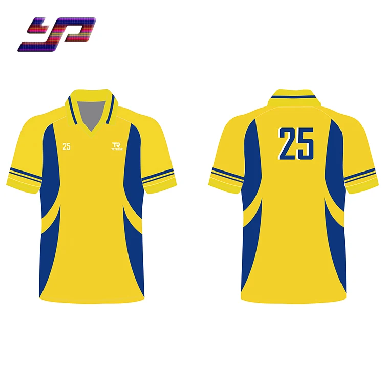 Sublimation Sports T Shirt Designs Club Uniforms Cricket Jersey Set