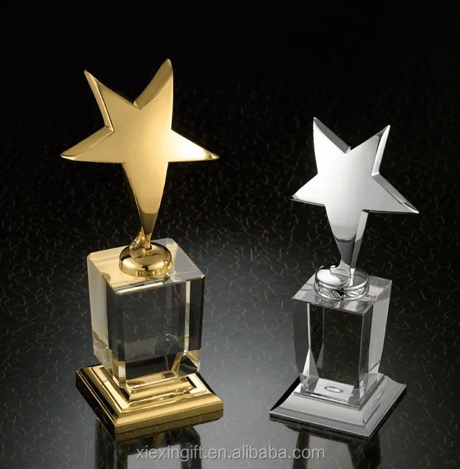 Wholesale custom gold award metal trophy