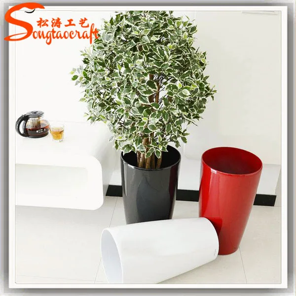 Wholesale White Ficus Leaf Tree Artificial Plants Of Leaves Fake Ficus