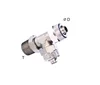 Pneumatic Components RPD Male Run Tee Two Touch Fittings brass material nickel-plated Pneumatic rapid fittings quick connectors