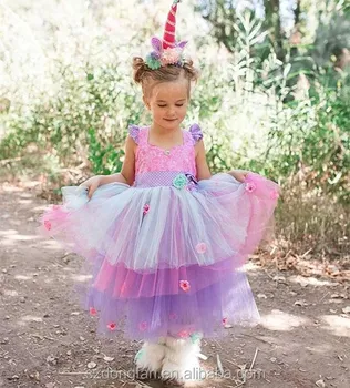 unicorn dress little girl