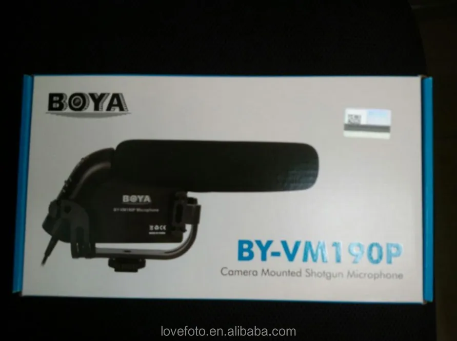 boya 190P microphone for video camera