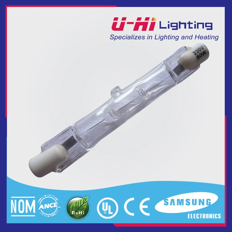 China High Quality R7s Infrared Halogen Lamp 400w Price