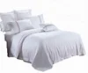 High Quality Hotel Linen White Duvet Cover Sets 100% Cotton Satin Bed Sheet Bedding Set Cheap Sale