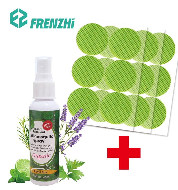 
Extra BONUS free mosquito patches deet free protection mosquito pump spray for family 