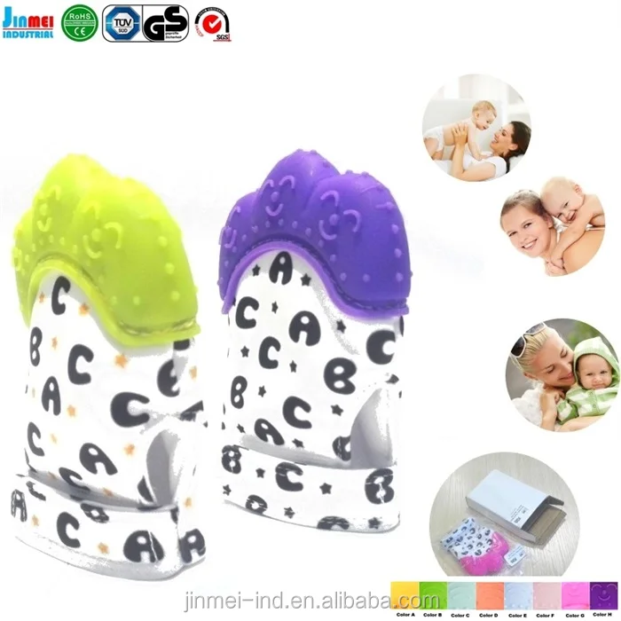 China Silicone teether toy, food grade silicone Material and Soft Toy Style baby teether JM-BT169L31