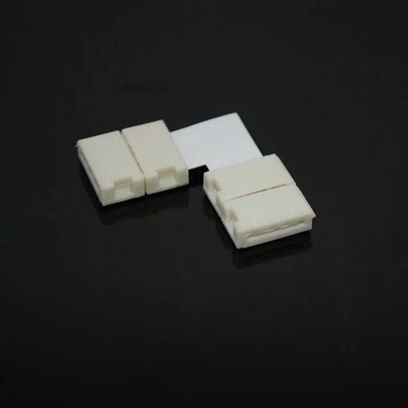 4 pin LED Connector L Shape For connecting corner right angle 10mm 5050 LED Strip Light RGB Color