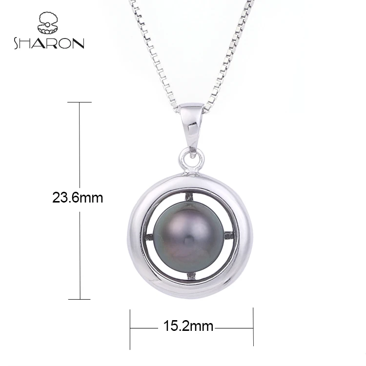 China Jewelry Wholesale Silver Birthday Gift Pearl Natural Oyster Pearl Necklace For Women