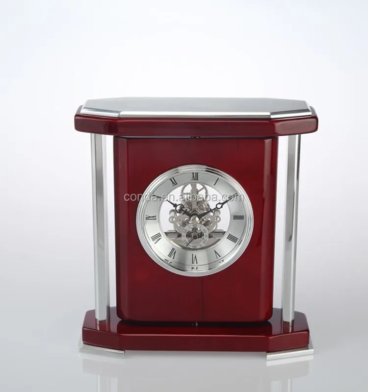 Skeleton Clock Kit Quartz Desk Clock K8039 With Rotating Middle