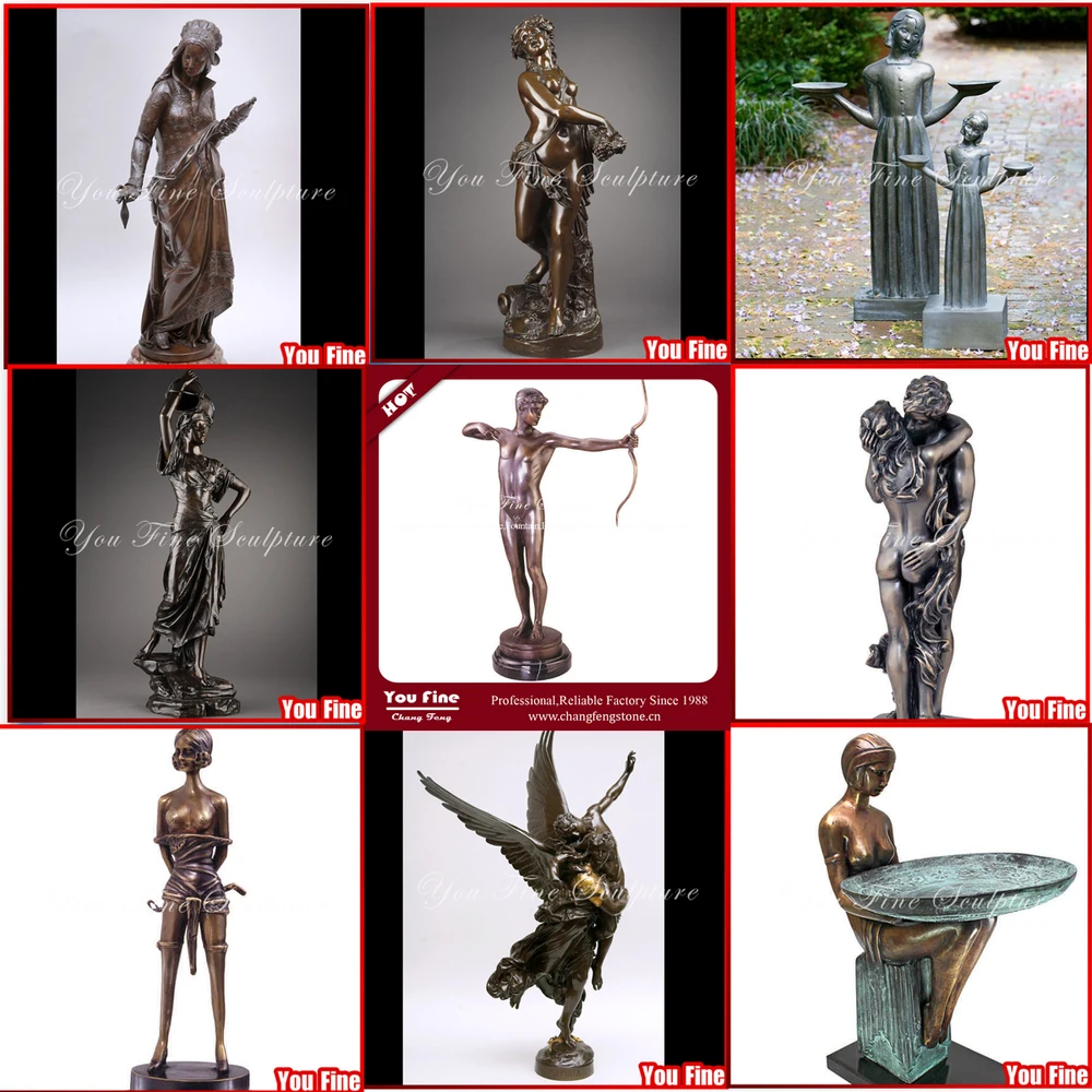 Modern Bronze Statue Bronze Sculpture Coffee Table Bronze Table Legs