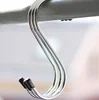 Stainless Steel Reversible Over Door s shape hook
