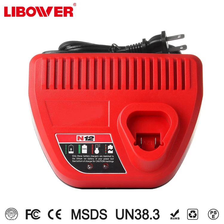 Libower Universal Charger For Milwaukee M12 12v Power Tool Batteries