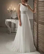 Free Shipping Sexy Open Back Vestidos De Novia 2016 White Long With Trian Casamento Lace One Shoulder Wedding Dresses OW 2042