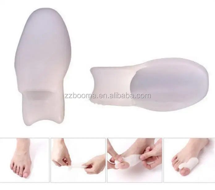 Gel silicone toe separator