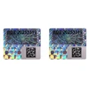 Secure anti-Countefeit One Time Use Qr Code hologram sticker
