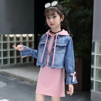 girls short denim jacket