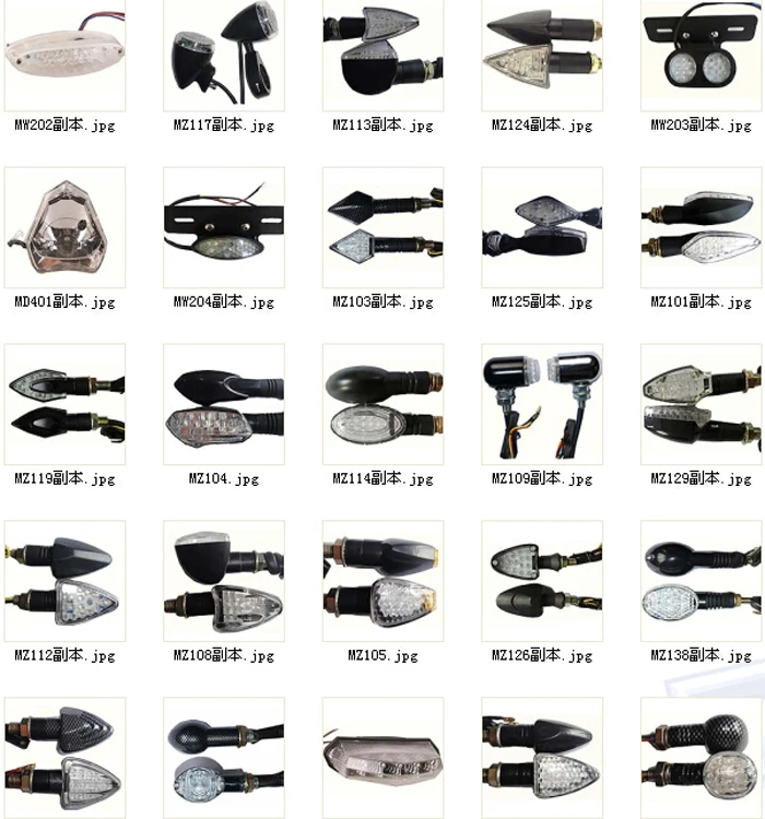 LED front star bullet blinker turn signals light for harley motorcycle