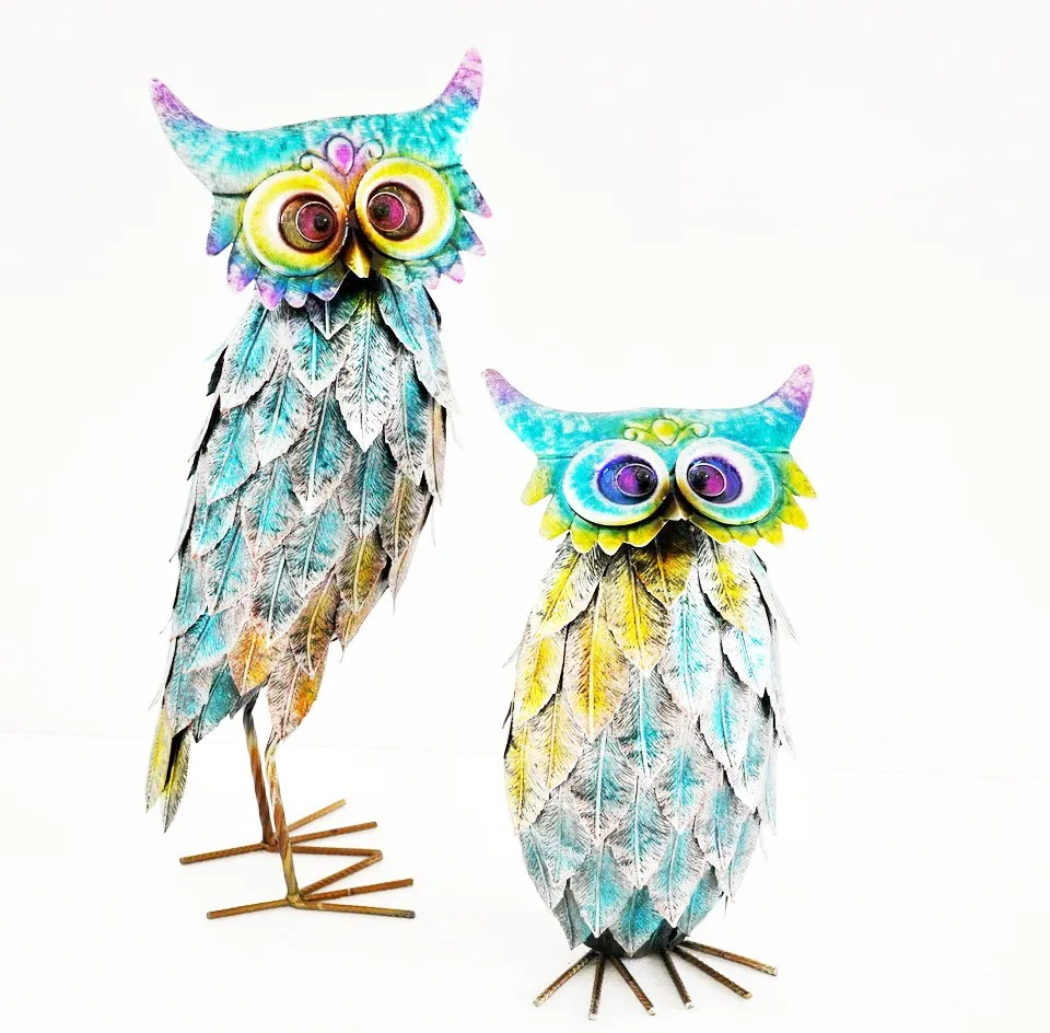 Lawn And Garden Ornaments Metal Art Owl Decoration Buy Owl Decoration