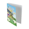 Customized PP Plastic Clear File Folder Display Book with 20 pockets In A4 Size