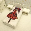 china supplier beddings bed sheet 3d designs Anime bed sheets Date A Live Tokisaki Kurumi custom design