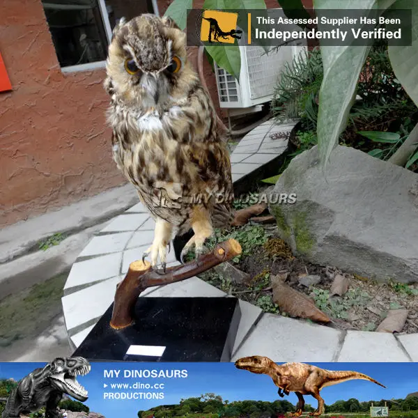 Dino Hidup Saya Ukuran Animatronik Hewan Burung Burung Hantu