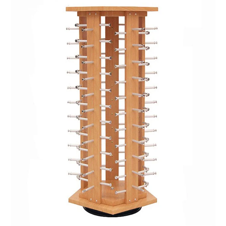 Factory Custom Retail Store Wooden Sunglasses Display Rack Eyewear