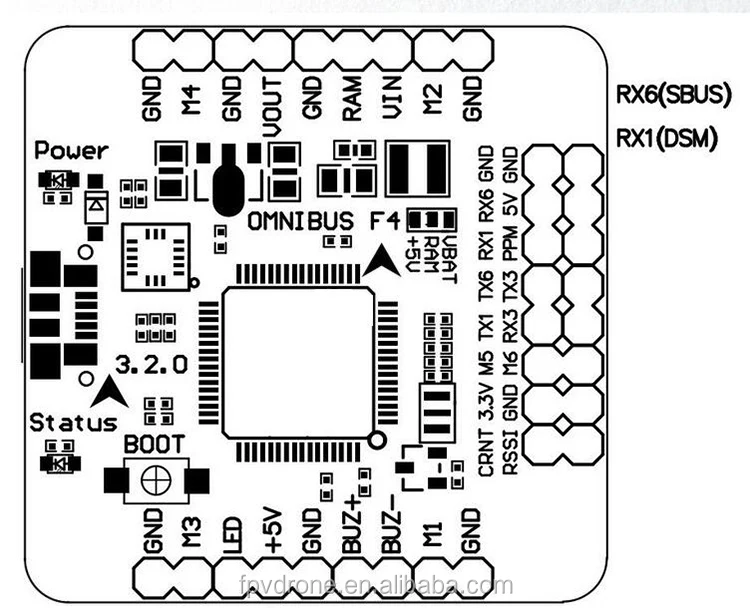 Omnibus f4 pro v2 схема подключения