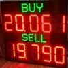 7 segment LED gas price display