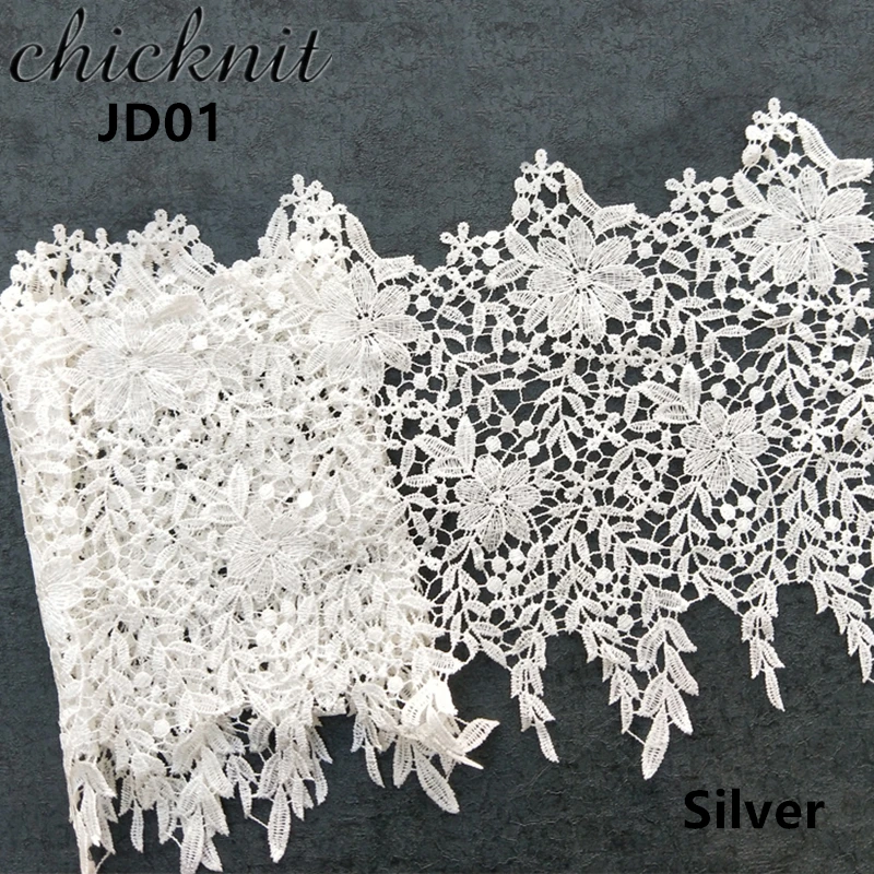 white crochet lace trim