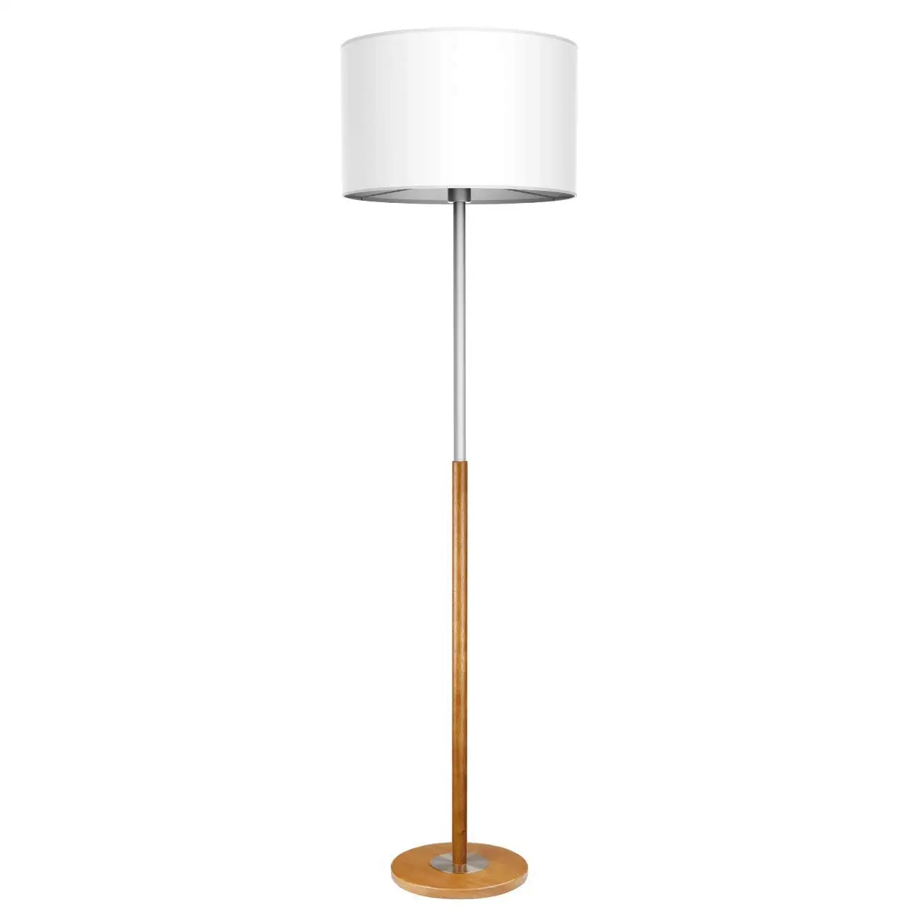 white wooden floor lamp base