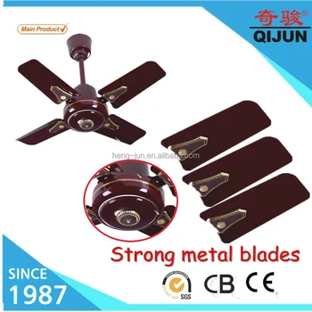 Ghana Bed Room Small Space Room Ceiling Fan With Blade Material