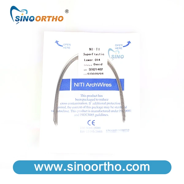 Sino Ortho Hot Selling Dental Orthodontic Niti Arch Wire - Buy High Quality  Niti Arch Wire,Dental Orthodontic Niti Arch Wire,Orthodontic Niti Arch Wire  Hot Selling Product on Alibaba.com