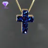 Natural Cross Key Shape Agate Druzy Stone Pendant Necklace Wholesale Price