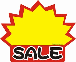 on sale paper poster for advertising price