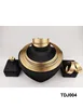 fashion wholesale dubai gold jewelry sets custom african gold plated jewelry set TDJ004