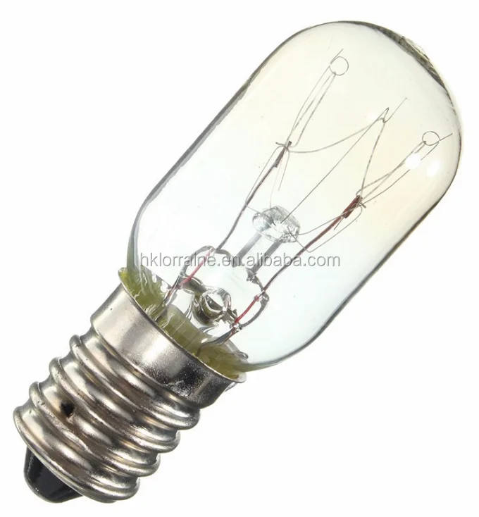 Mini Fridge Lights Edison Bulb E14 SES 15W/25W Refrigerator Lamp Bulb Tungsten Filament Warm White Lighting AC220-230V