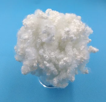 Recycled Polyester Fibre For Stuffing Pillow And Toys 12d Hcs Raw